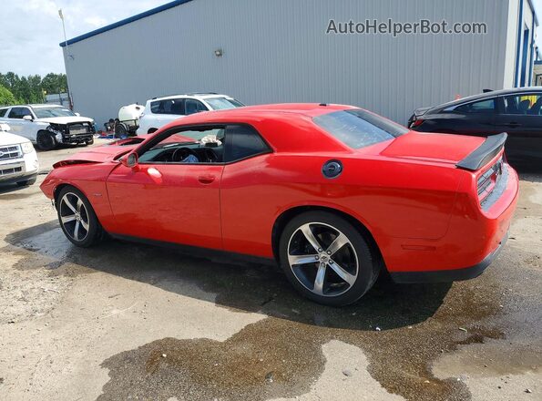 2C3CDZBT4JH223379 2018 DODGE CHALLENGER Red Հետևի ձախ