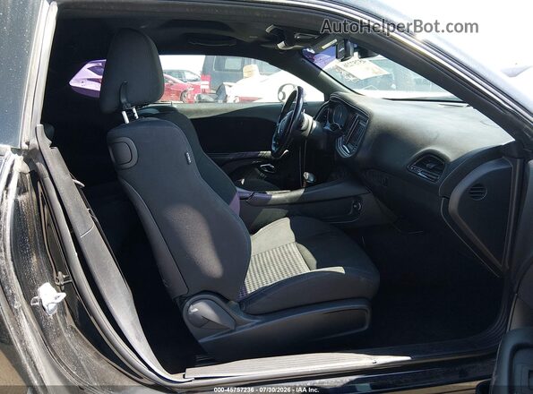 2C3CDZBT4KH541410 2019 DODGE CHALLENGER Black Widok wnętrza z przodu