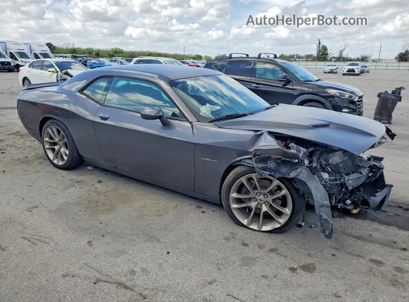 2C3CDZBT4LH226902 2020 DODGE CHALLENGER Gray Передня права чверть