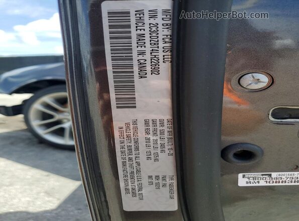 2C3CDZBT4LH226902 2020 DODGE CHALLENGER Gray Вид підкапотного простору