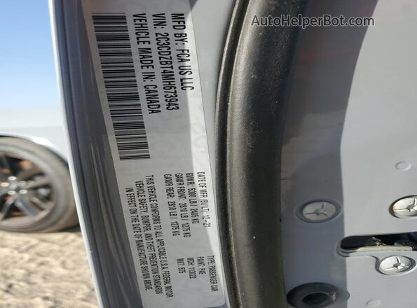 2C3CDZBT4MH673943 2021 DODGE CHALLENGER Gray Շարժիչի բաժամունքի տեսք