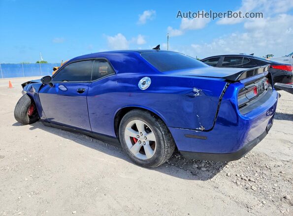 2C3CDZBT4NH230841 2022 DODGE CHALLENGER Blue უკანა მარცხენა