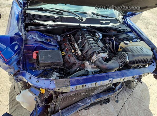 2C3CDZBT4NH230841 2022 DODGE CHALLENGER Blue უკანა სალონის ხედი
