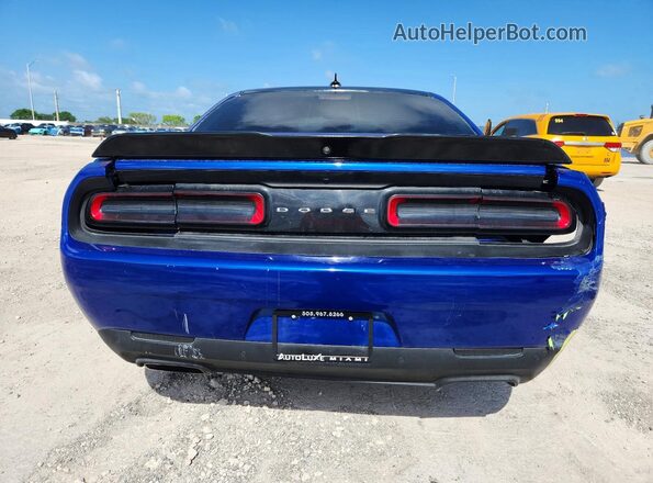 2C3CDZBT4NH230841 2022 DODGE CHALLENGER Blue უკანა ხედი