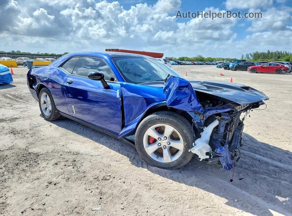 2C3CDZBT4NH230841 2022 DODGE CHALLENGER Blue წინა მარჯვენა