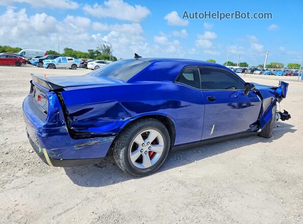 2C3CDZBT4NH230841 2022 DODGE CHALLENGER Blue უკანა მარჯვენა