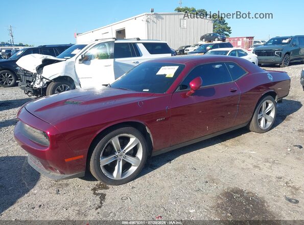 2C3CDZBT5HH555065 2017 DODGE CHALLENGER Burgundy Przód lewy