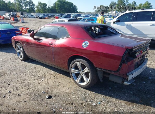 2C3CDZBT5HH555065 2017 DODGE CHALLENGER Burgundy Tył lewy