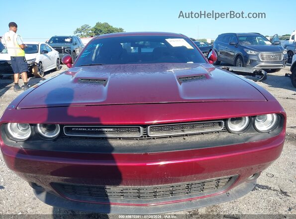 2C3CDZBT5HH555065 2017 DODGE CHALLENGER Burgundy Widok wnętrza z tyłu