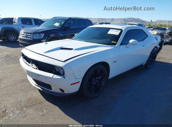 2C3CDZBT5JH111836 2018 DODGE CHALLENGER White Передня ліва чверть