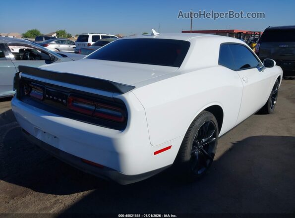 2C3CDZBT5JH111836 2018 DODGE CHALLENGER White Задня права чверть