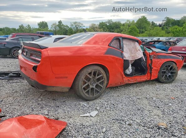 2C3CDZBT5JH116129 2018 DODGE CHALLENGER Orange Tył prawy