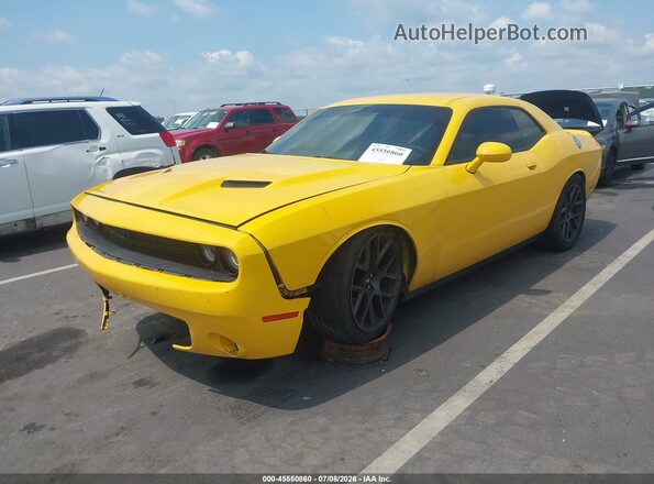 2C3CDZBT5JH172183 2018 DODGE CHALLENGER Yellow Передня ліва чверть