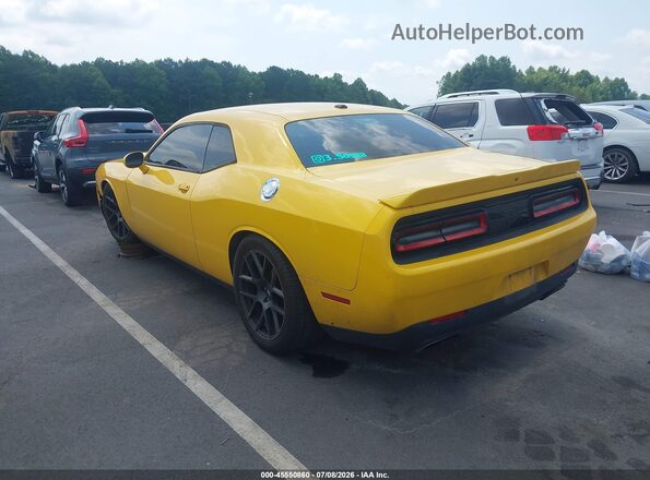 2C3CDZBT5JH172183 2018 DODGE CHALLENGER Yellow Задня ліва чверть