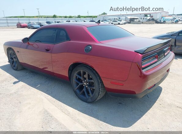 2C3CDZBT5KH522025 2019 DODGE CHALLENGER Темно-бордовый Задняя левая четверть