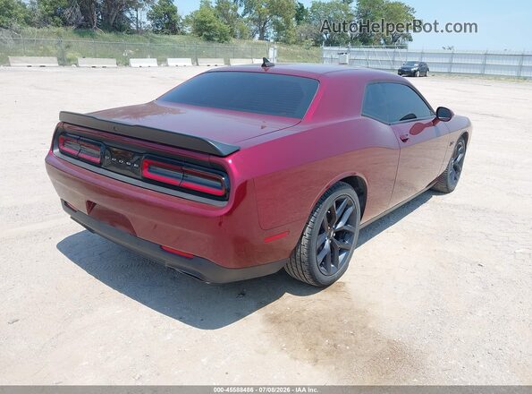 2C3CDZBT5KH522025 2019 DODGE CHALLENGER Темно-бордовый Задняя правая четверть