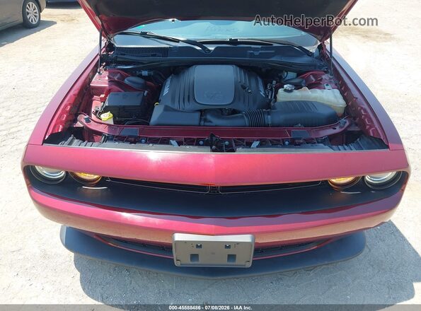 2C3CDZBT5KH522025 2019 DODGE CHALLENGER Темно-бордовый Вид сзади