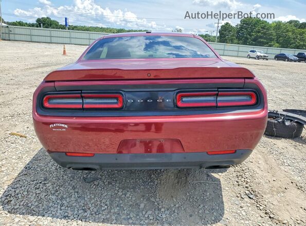 2C3CDZBT5KH524521 2019 DODGE CHALLENGER Red Հետևի տեսք