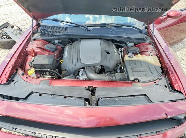 2C3CDZBT5KH524521 2019 DODGE CHALLENGER Red Սալոնի հետևի տեսք