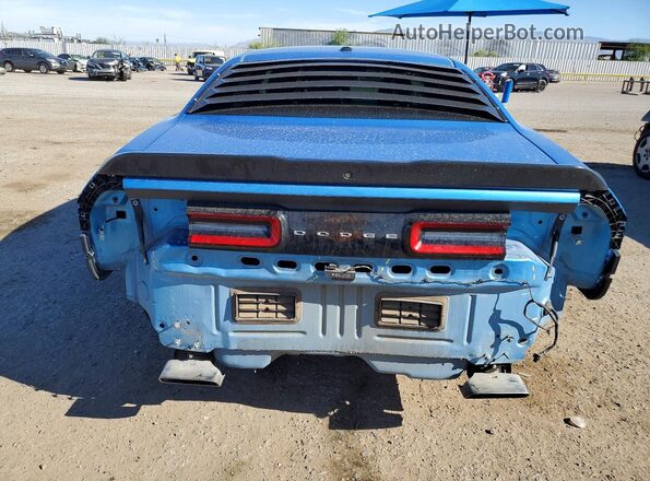 2C3CDZBT5KH607172 2019 DODGE CHALLENGER Синий Вид сзади