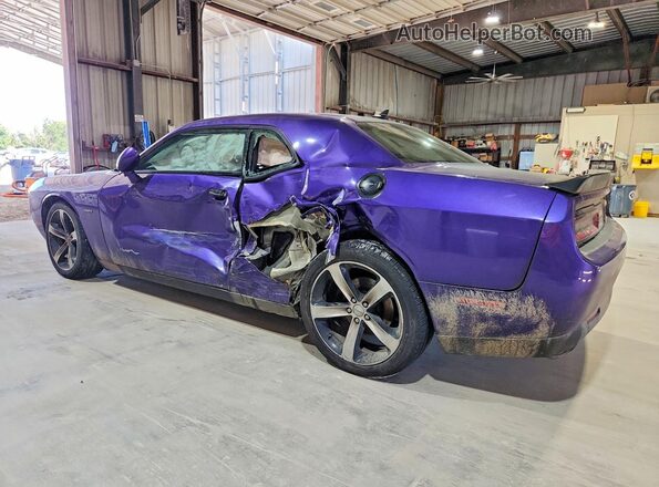 2C3CDZBT6GH166126 2016 DODGE CHALLENGER Purple Tył lewy
