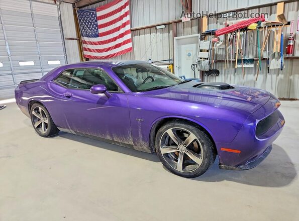 2C3CDZBT6GH166126 2016 DODGE CHALLENGER Purple Przód prawy