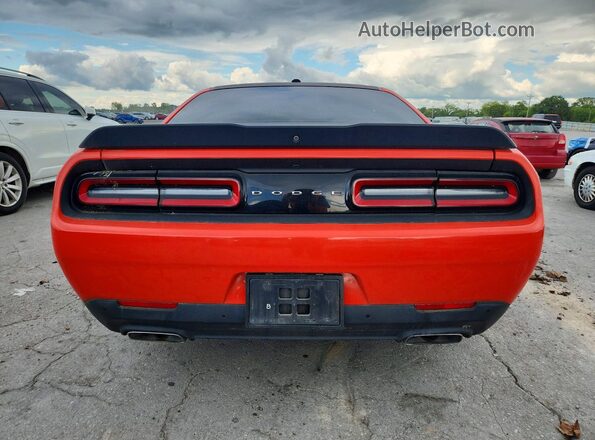 2C3CDZBT6HH509101 2017 DODGE CHALLENGER Orange უკანა ხედი