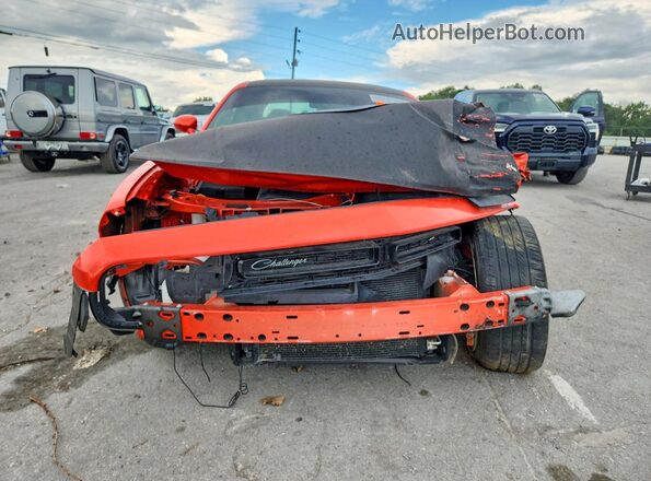 2C3CDZBT6HH509101 2017 DODGE CHALLENGER Orange წინა ხედი