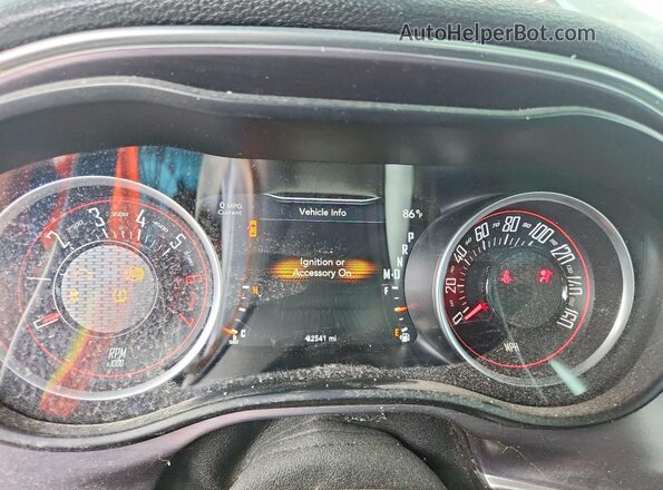 2C3CDZBT6HH509101 2017 DODGE CHALLENGER Orange ხელსაწყოთა პანელის ხედი