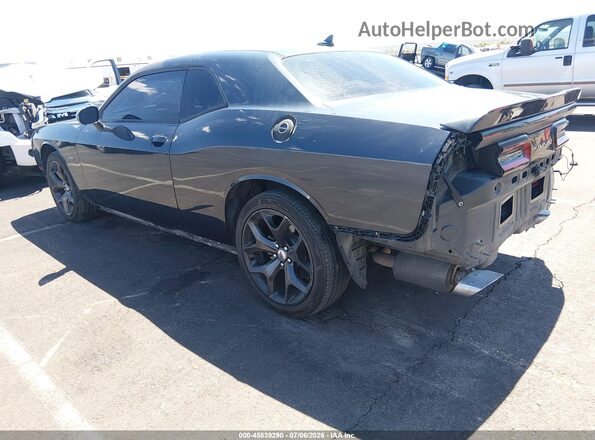 2C3CDZBT6JH241267 2018 DODGE CHALLENGER Gray Trasero izquierdo