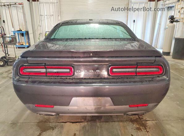 2C3CDZBT6KH659636 2019 DODGE CHALLENGER Charcoal უკანა ხედი