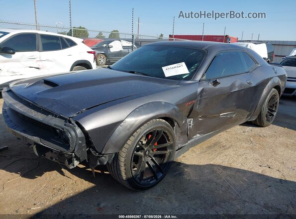2C3CDZBT6NH109258 2022 DODGE CHALLENGER Gray Առջևի ձախ երեք քառորդ տեսարան