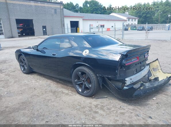 2C3CDZBT7JH265383 2018 DODGE CHALLENGER Черный Задняя левая четверть