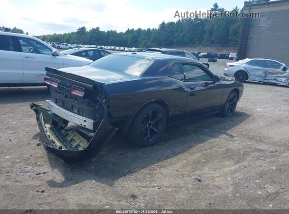 2C3CDZBT7JH265383 2018 DODGE CHALLENGER Черный Задняя правая четверть