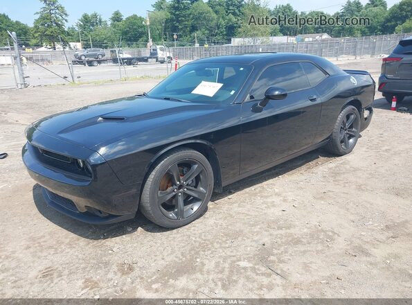 2C3CDZBT7JH265383 2018 DODGE CHALLENGER Черный Передняя левая четверть