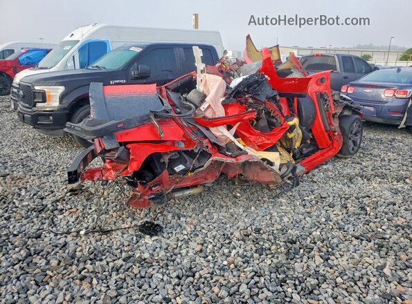 2C3CDZBT7JH270616 2018 DODGE CHALLENGER Красный Задняя правая четверть