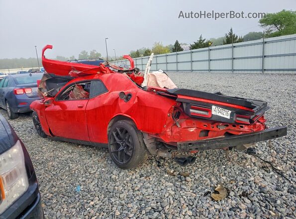 2C3CDZBT7JH270616 2018 DODGE CHALLENGER Красный Задняя левая четверть