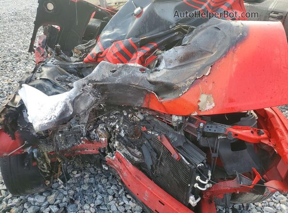 2C3CDZBT7JH270616 2018 DODGE CHALLENGER Красный Вид задней части салона