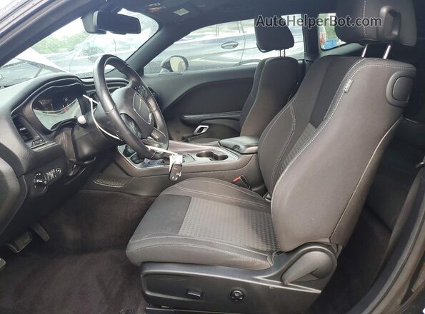 2C3CDZBT7JH287416 2018 DODGE CHALLENGER Black Vista interior delantera