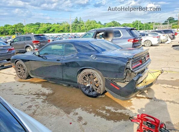 2C3CDZBT7JH287416 2018 DODGE CHALLENGER Black Trasero izquierdo