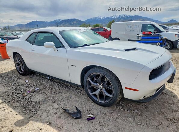 2C3CDZBT7JH300617 2018 DODGE CHALLENGER White Передня права чверть