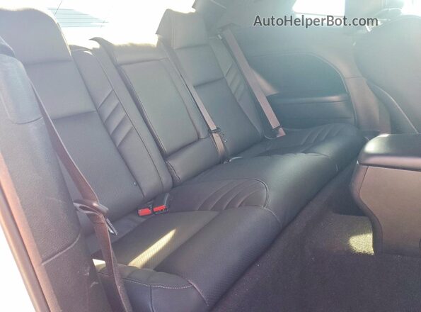 2C3CDZBT7KH641291 2019 DODGE CHALLENGER White Rear seats view
