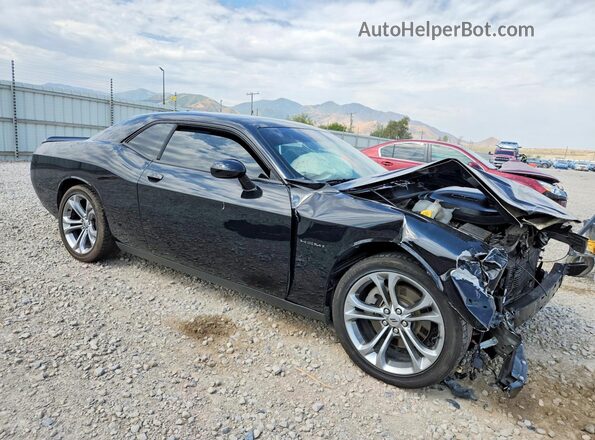 2C3CDZBT7MH596727 2021 DODGE CHALLENGER Black Передня права чверть