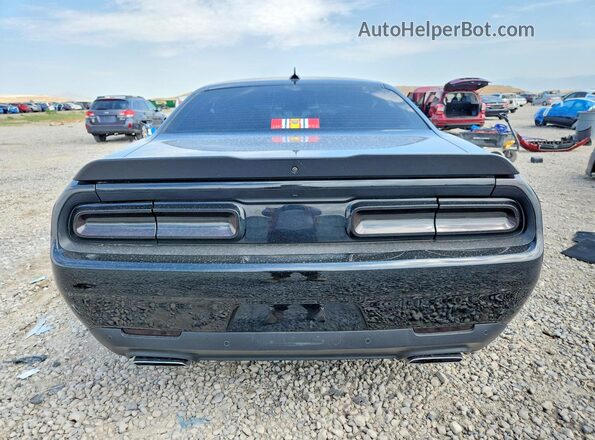 2C3CDZBT7MH596727 2021 DODGE CHALLENGER Black Вид ззаду