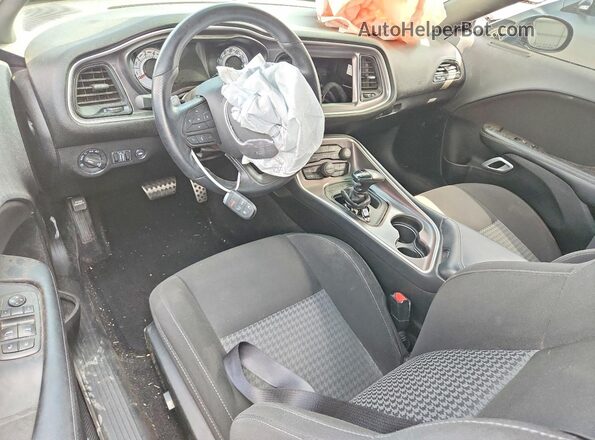2C3CDZBT7MH596727 2021 DODGE CHALLENGER Black Вид панелі приладів