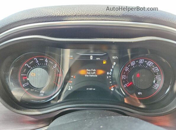 2C3CDZBT8JH138688 2018 DODGE CHALLENGER Угольный Вид щитка приборов