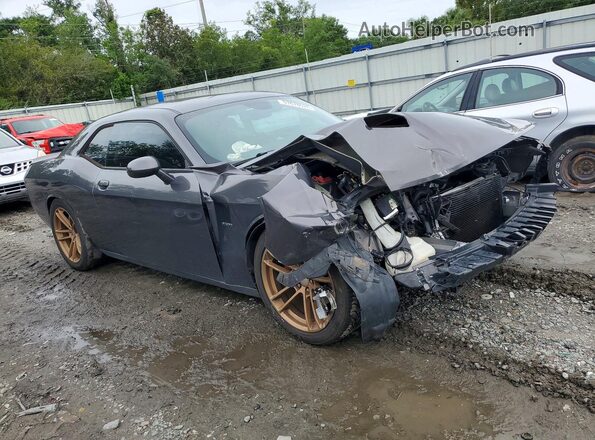 2C3CDZBT8JH219898 2018 DODGE CHALLENGER Угольный Передняя правая четверть