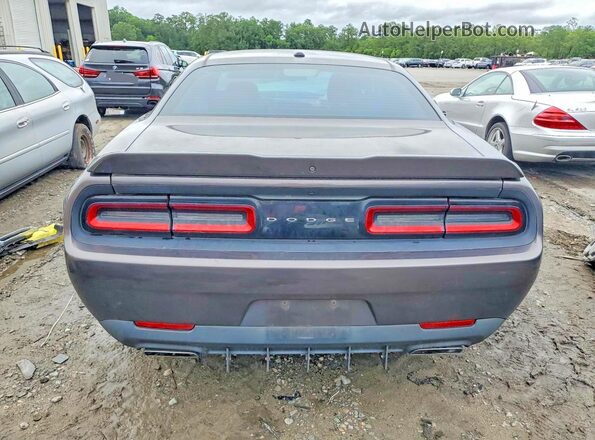 2C3CDZBT8JH219898 2018 DODGE CHALLENGER Угольный Вид сзади