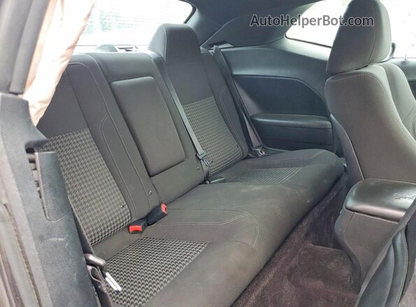 2C3CDZBT8JH219898 2018 DODGE CHALLENGER Угольный Вид задних сидений
