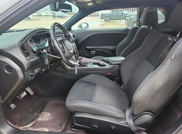 2C3CDZBT8KH530099 2019 DODGE CHALLENGER Gray წინა სალონის ხედი